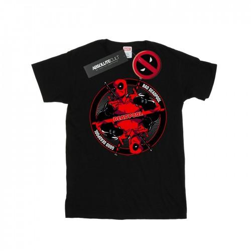 Marvel Mens Deadpool Good Bad T-Shirt