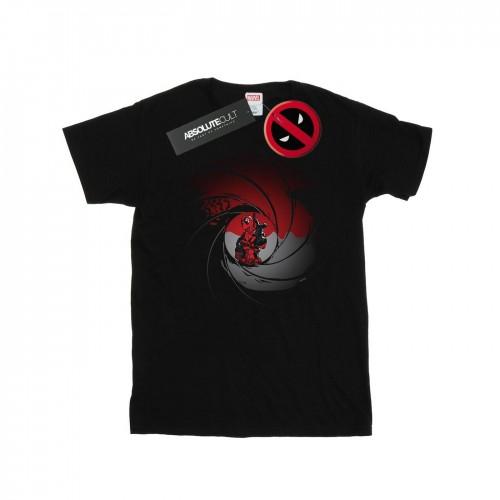 Marvel Mens Deadpool Gun Barrel T-Shirt
