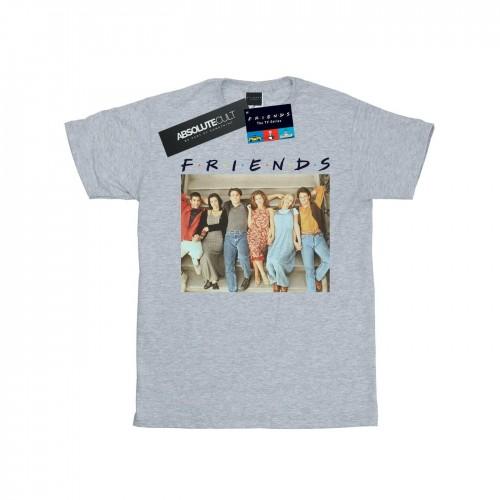 Friends Mens Group Photo Stairs T-Shirt