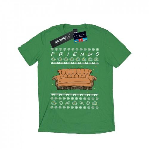 Friends Mens Fair Isle Couch T-Shirt