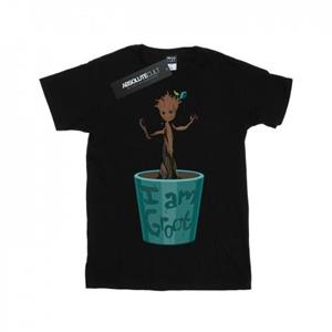 Marvel Mens Guardians Of The Galaxy Baby Groot Flower Pot T-Shirt