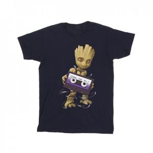 Marvel Mens Guardians Of The Galaxy Groot Cosmic Tape T-Shirt
