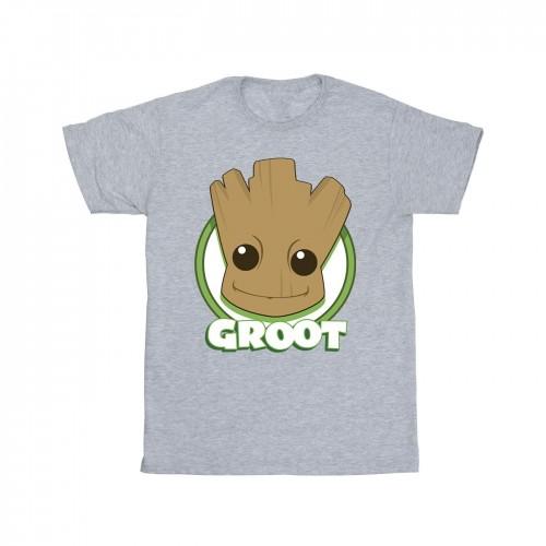 Guardians Of The Galaxy Mens Groot Badge T-Shirt
