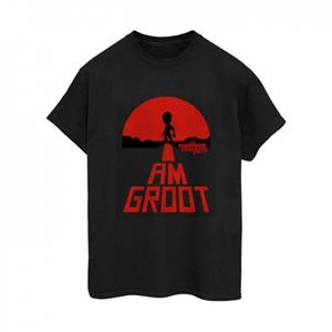 Marvel Mens Guardians Of The Galaxy I Am Groot Red T-Shirt