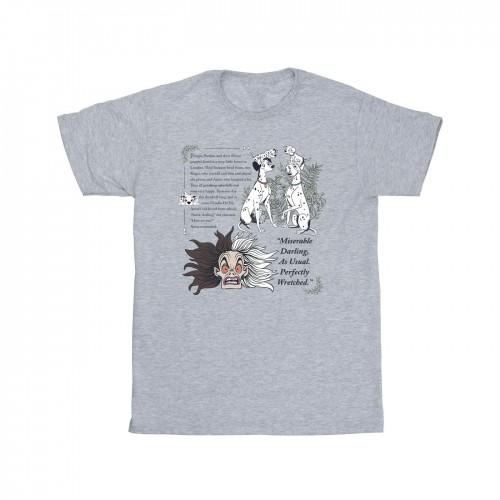 Disney Mens 101 Dalmatians Miserable Darling T-Shirt