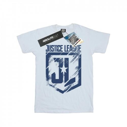 DC Comics Mens Justice League Movie Indigo Logo T-Shirt