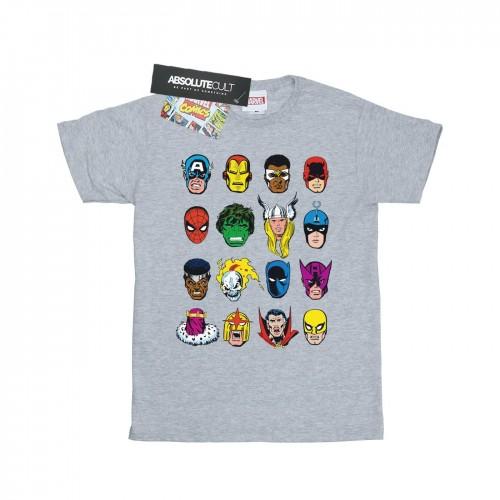 Marvel Mens Comics Faces T-Shirt