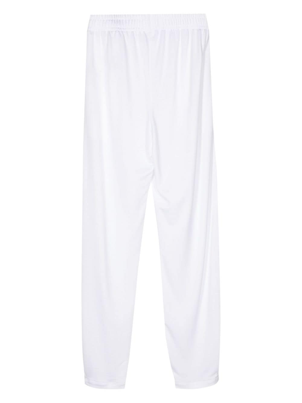 STYLAND Jersey broek met toelopende pijpen - Wit