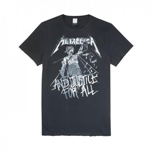 Amplified Mens Metallica Justice For All Slim T-Shirt