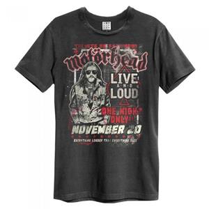 Amplified Mens Motorhead One Night Only T-Shirt