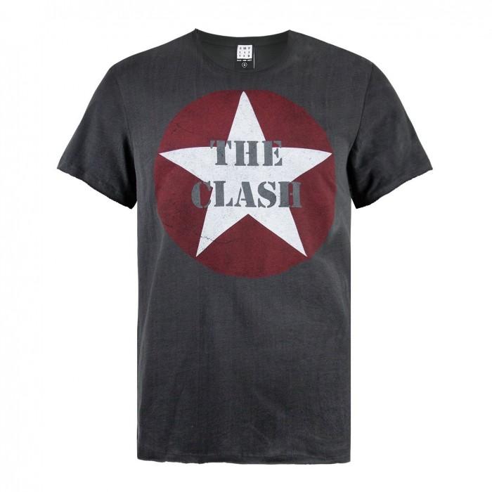 Amplified Mens The Clash Star Logo T-Shirt