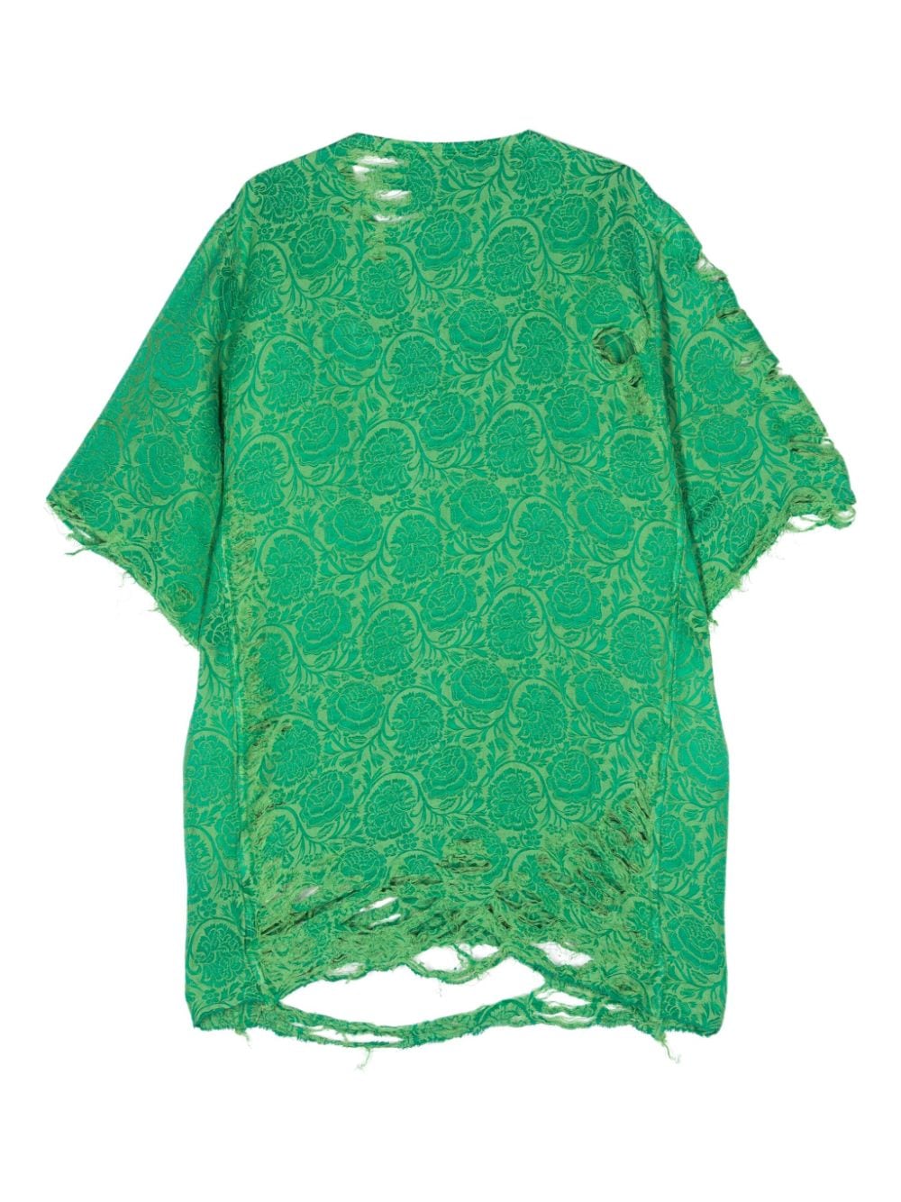 LOEWE Overhemd met bloemen-jacquard - Groen