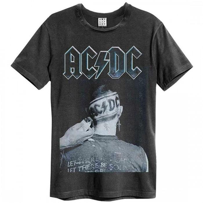 Amplified Mens Clipped AC/DC T-Shirt