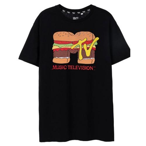 Pertemba FR - Apparel MTV Mens Burger Short-Sleeved T-Shirt