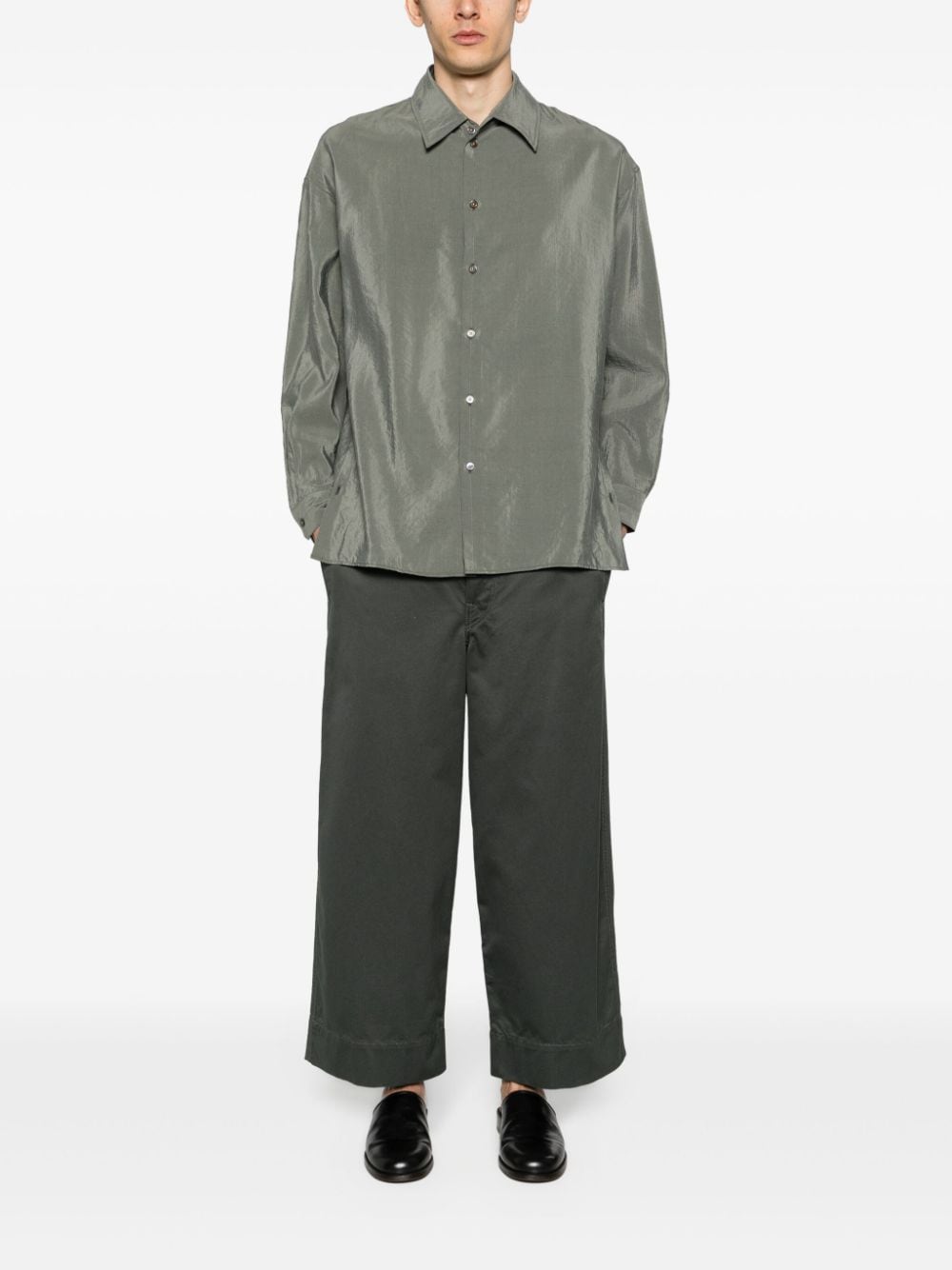 LEMAIRE Button-up overhemd - Grijs