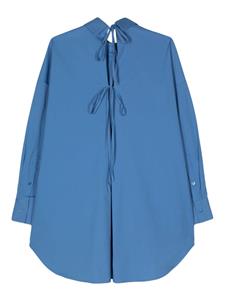 Semicouture Popeline overhemd - Blauw