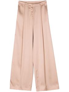 Nº21 High waist satijnen palazzo broek - Roze