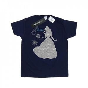 Disney Princess Mens Belle Christmas Silhouette T-Shirt