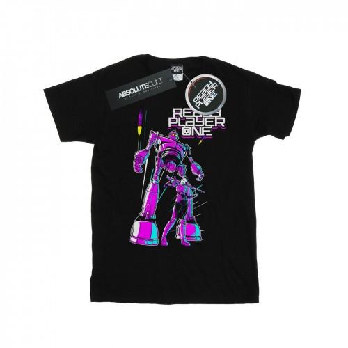 Ready Player One Mens Iron Giant And Art3mis T-Shirt