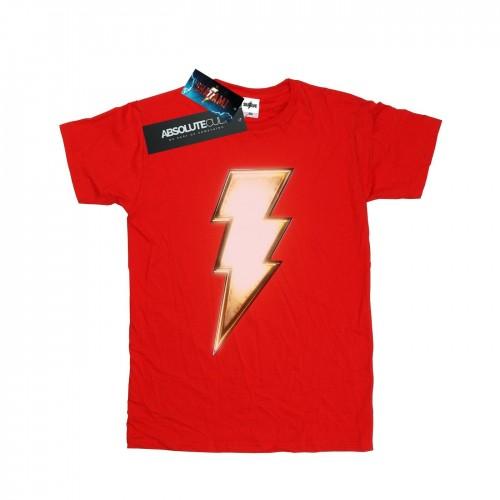 DC Comics Mens Shazam Bolt Logo T-Shirt