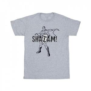 DC Comics Mens Shazam Outline T-Shirt