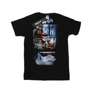 Star Wars Mens Rogue One Stormtrooper Comic Strip T-Shirt
