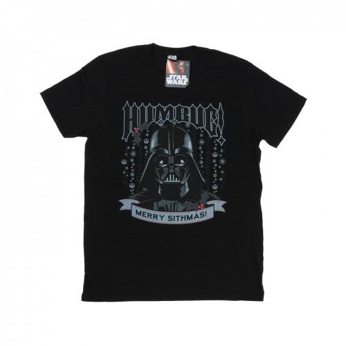 Star Wars Mens Christmas Darth Vader Humbug T-Shirt