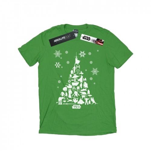 Star Wars Mens Christmas Tree T-Shirt