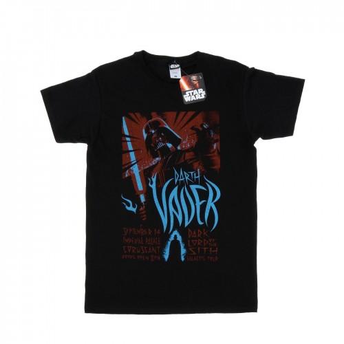 Star Wars Mens Darth Vader Rock Poster T-Shirt