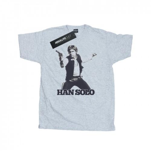 Star Wars Mens Han Solo Retro Photo T-Shirt