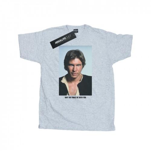 Star Wars Mens Han Solo May The Force T-Shirt