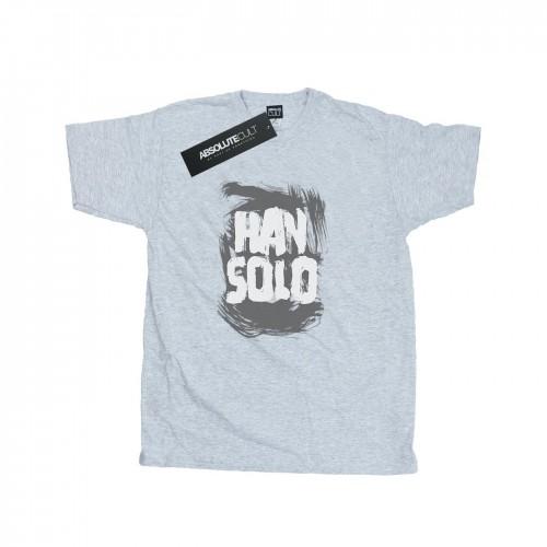 Star Wars Mens Han Solo Text T-Shirt