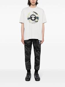 AAPE BY *A BATHING APE T-shirt met logoprint - Grijs