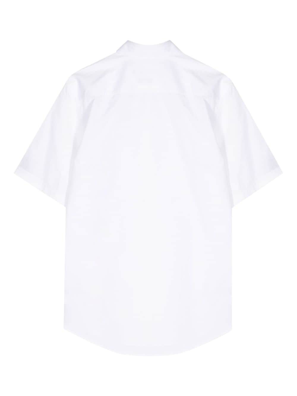 Gucci Overhemd met geborduurd logo - Wit
