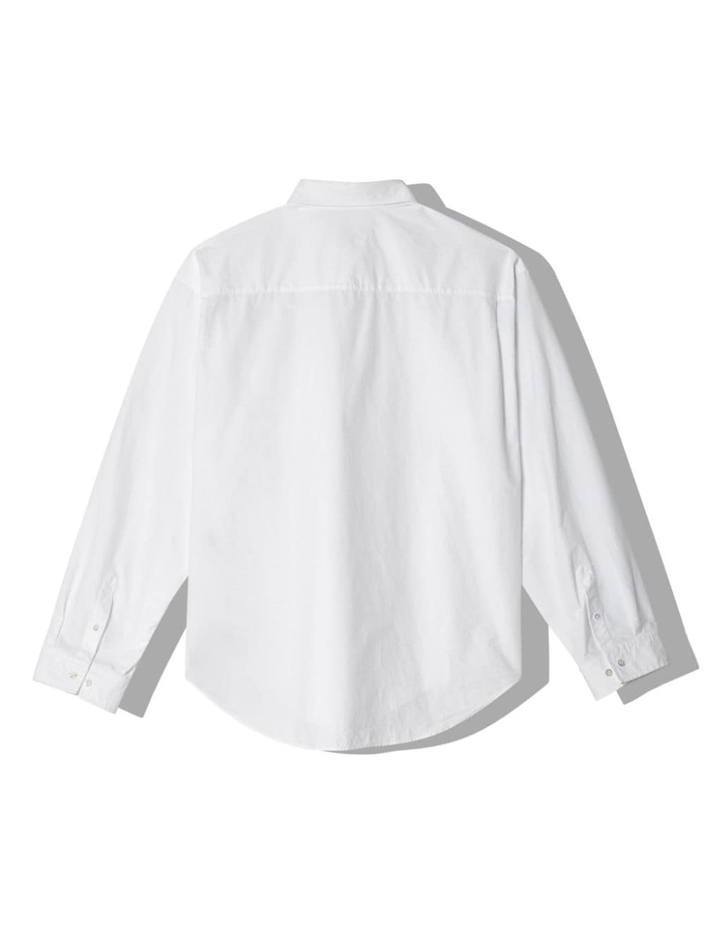 Balenciaga button-up cotton shirt - Wit