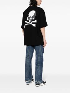 Mastermind Japan 3D skull-print cotton T-shirt - Zwart