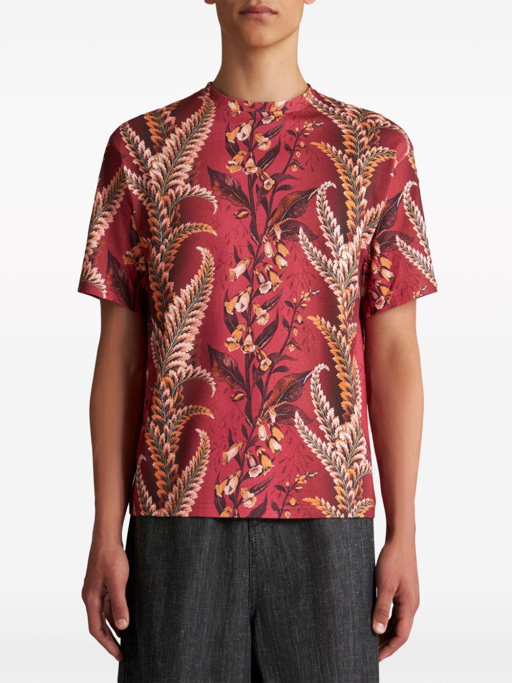 ETRO Overhemd met print - Rood