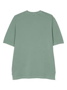 Zegna T-shirt met gestreept detail - Groen