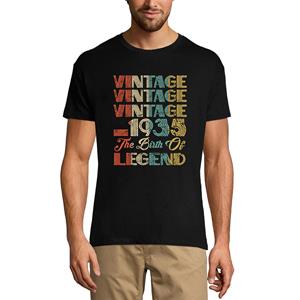 Ultrabasic Heren T-shirt Vintage 1935 The Birth of Legend - 85e verjaardagscadeau T-shirt voor mannen