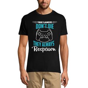 Ultrabasic Heren T-shirt True Gamers Don't Die - Grafische T-shirts voor videogames