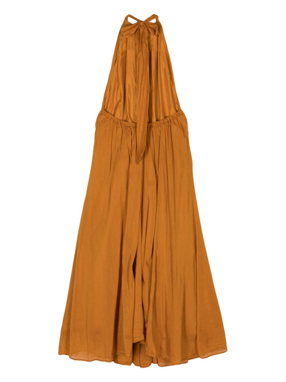 Forte Forte Maxi-jurk met halternek - Oranje