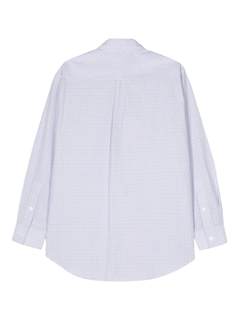 Bottega Veneta check-pattern shirt - Wit