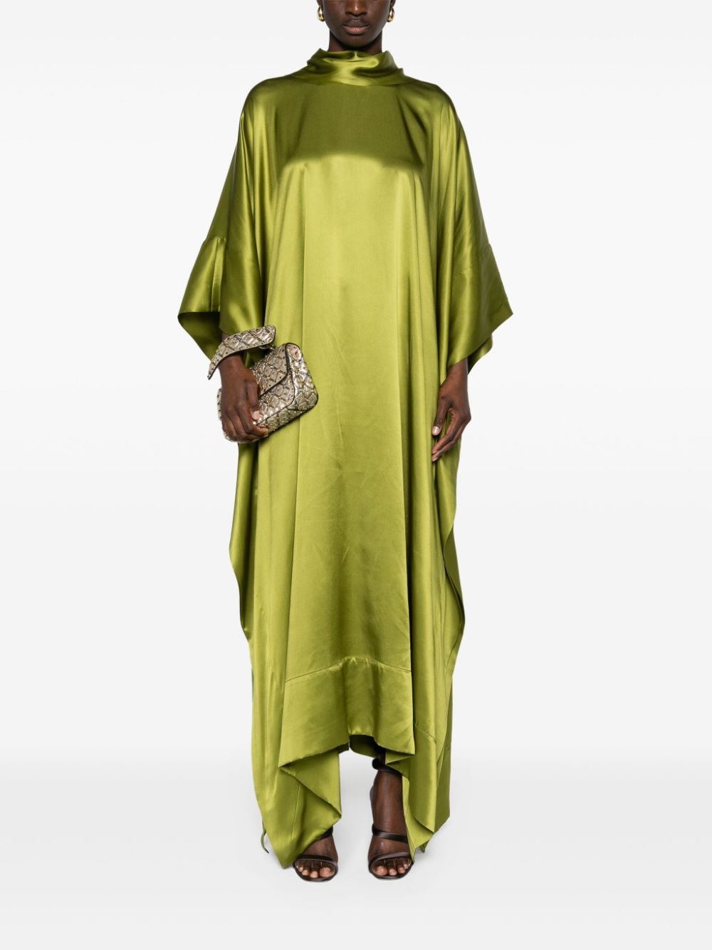 Taller Marmo New Age silk maxi dress - Groen