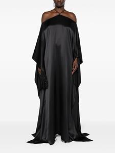 Taller Marmo Sza silk maxi dress - Zwart