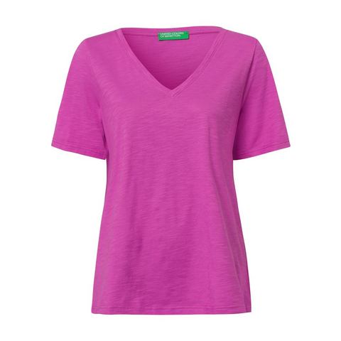 United Colors of Benetton T-Shirt aus Flammgarnjersey