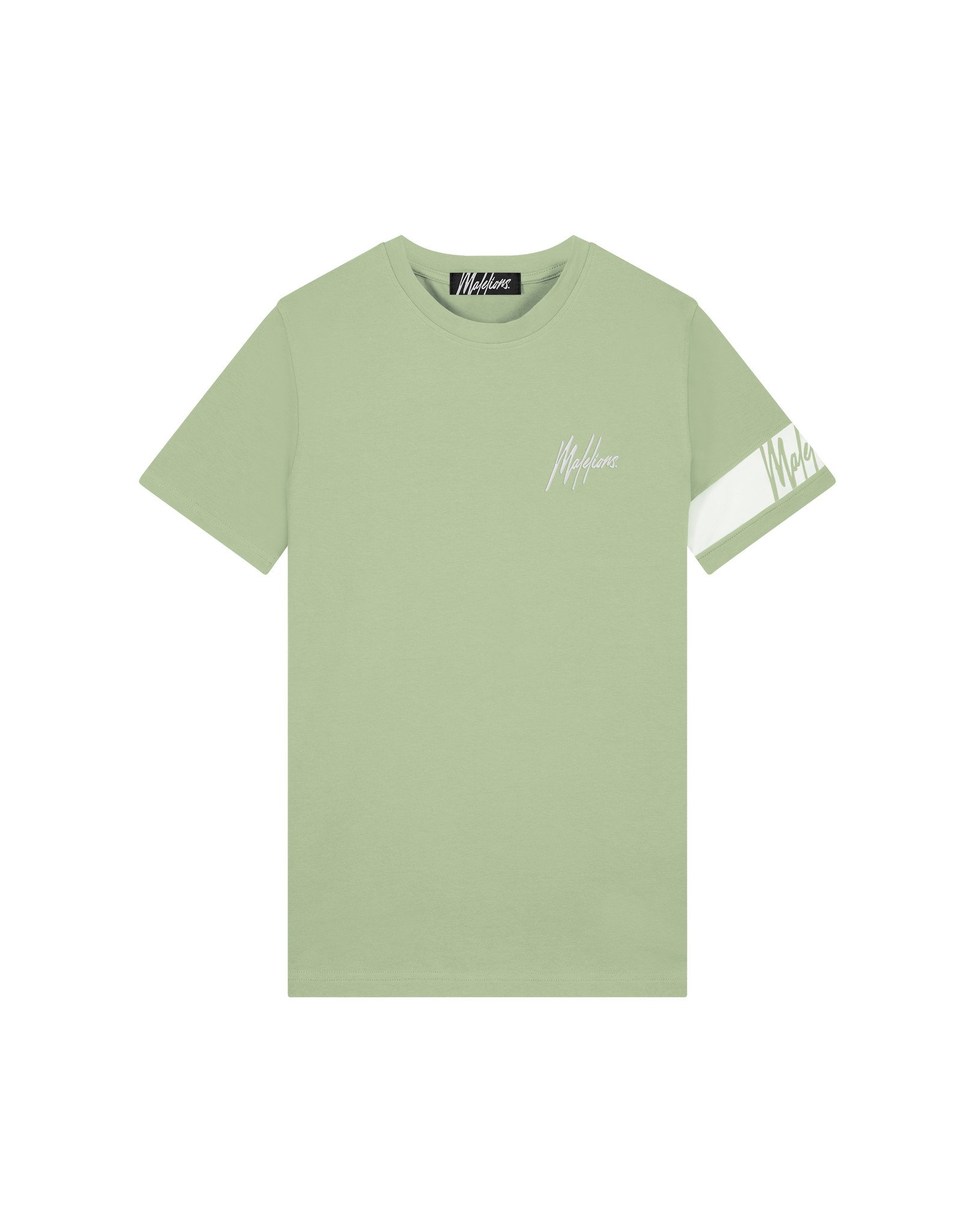 Malelions Men Captain T-Shirt - Green/White