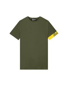 Malelions Men Captain T-Shirt 2.0 - Army/Yellow