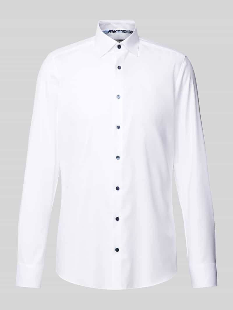 OLYMP Level Five Body fit zakelijk overhemd met kentkraag, model 'Taviano'
