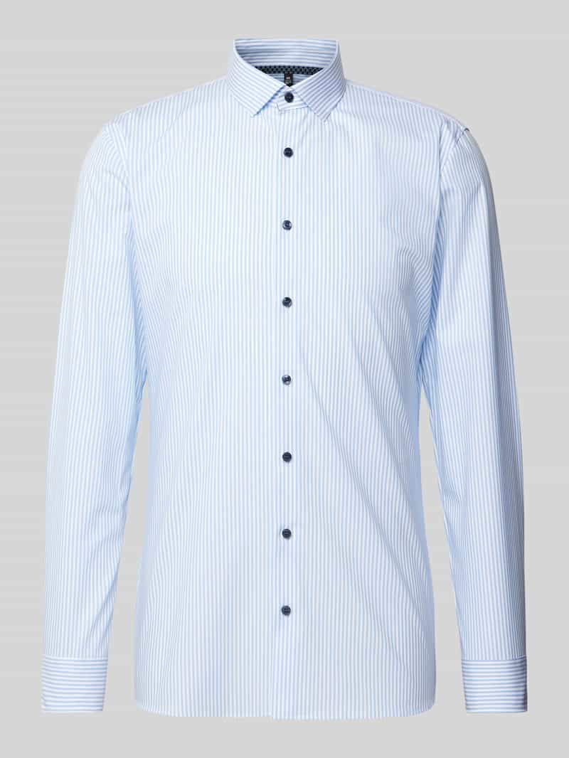 OLYMP No. Six Super slim fit zakelijk overhemd met streepmotief, model 'Nick'