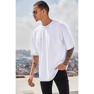 Santra Sports Wear Unisex Oversize White Loose Cut Tshirt